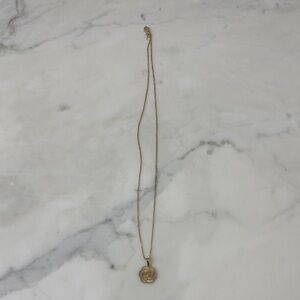 Costco Gold Rose Pendant Necklace